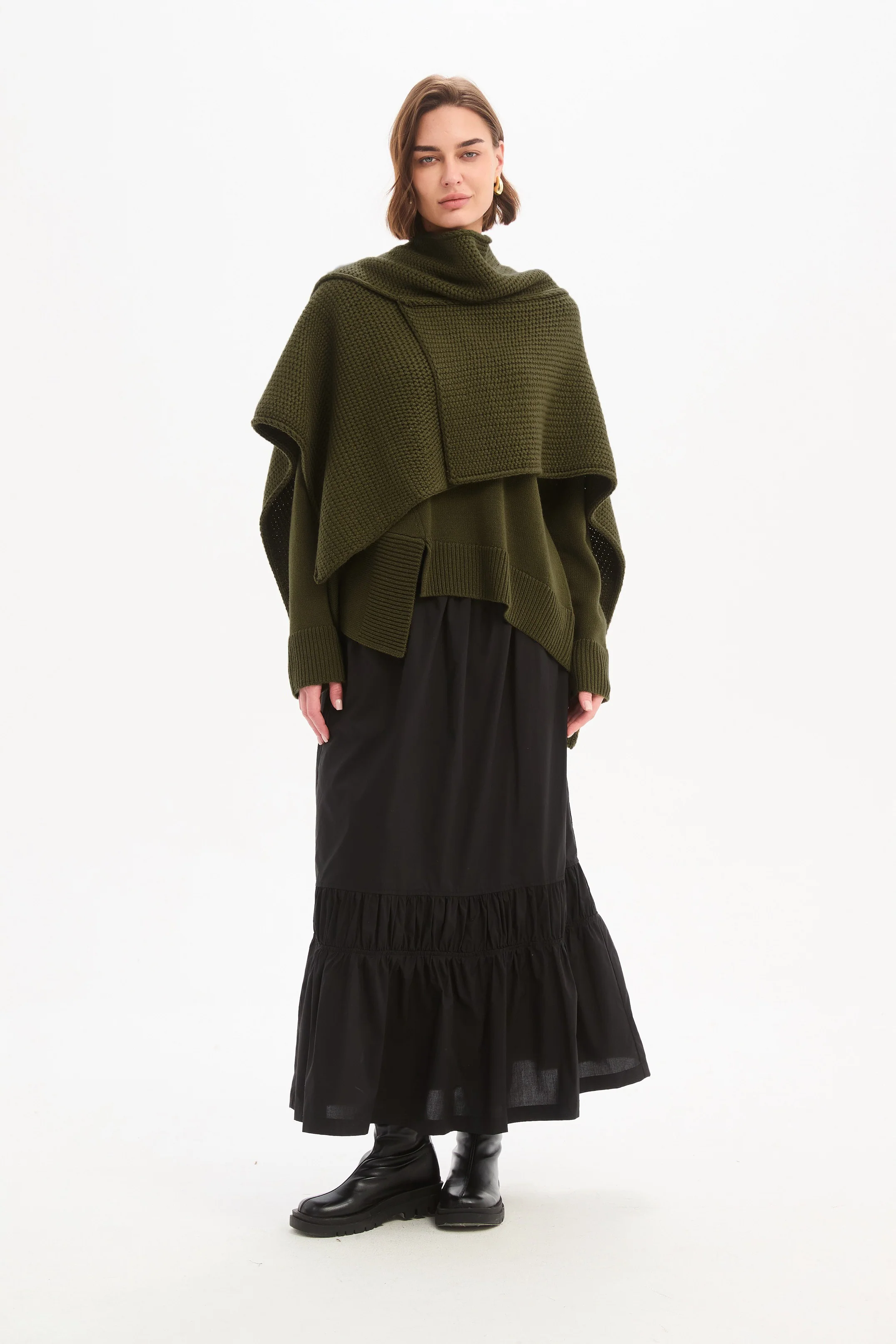 ASYMMETRIC WRAP KNIT - Image 27