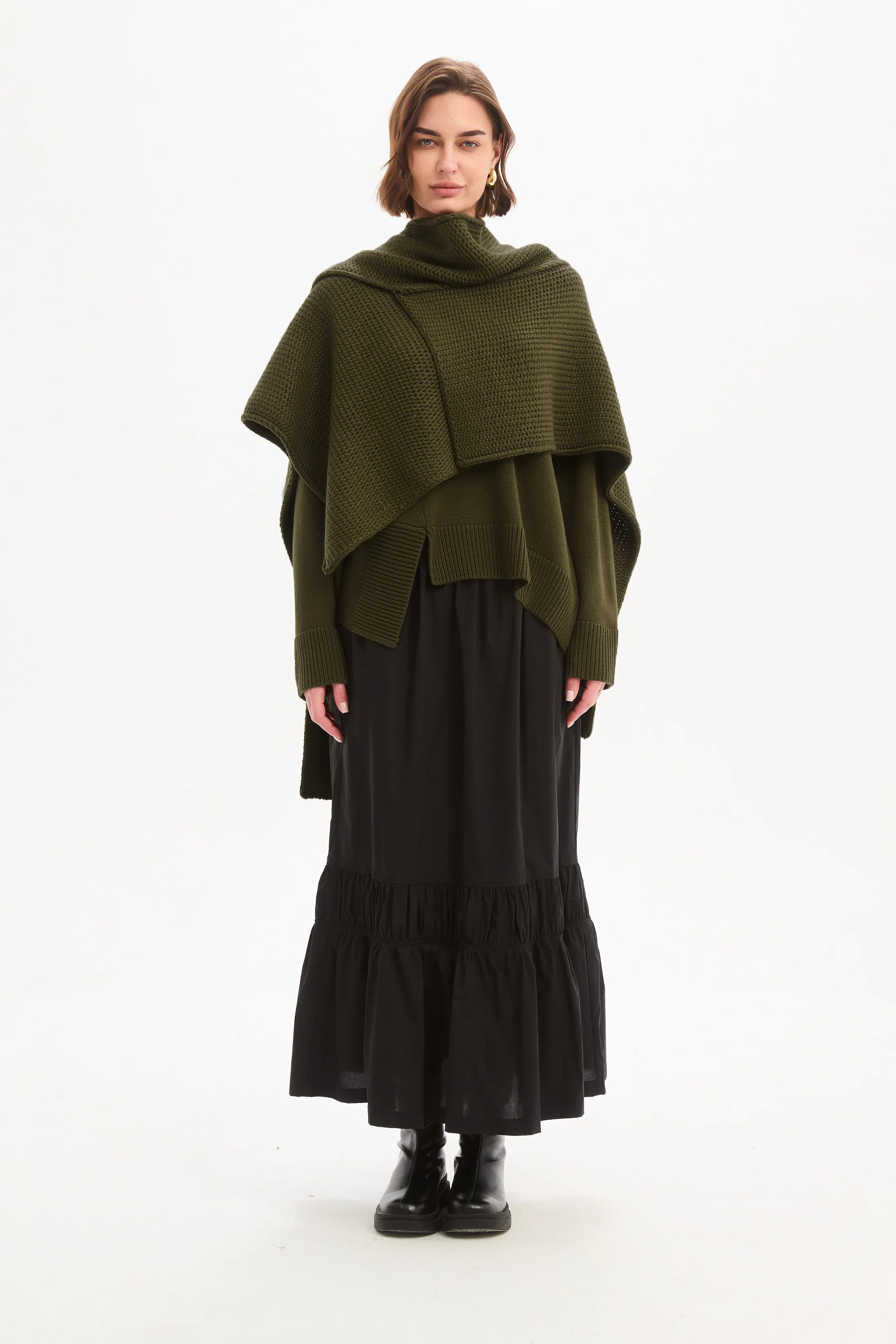 ASYMMETRIC WRAP KNIT - Image 28