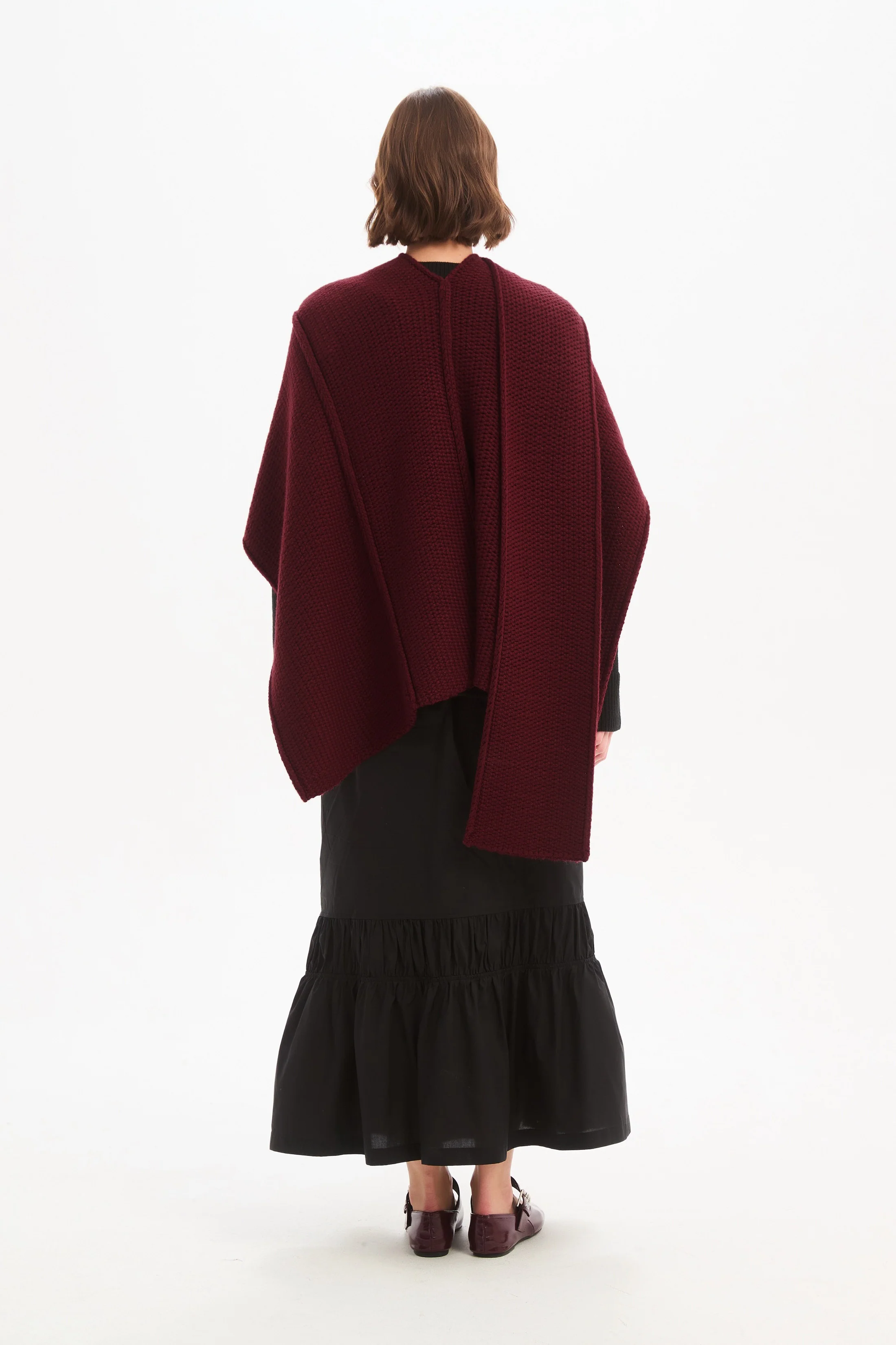 ASYMMETRIC WRAP KNIT - Image 35