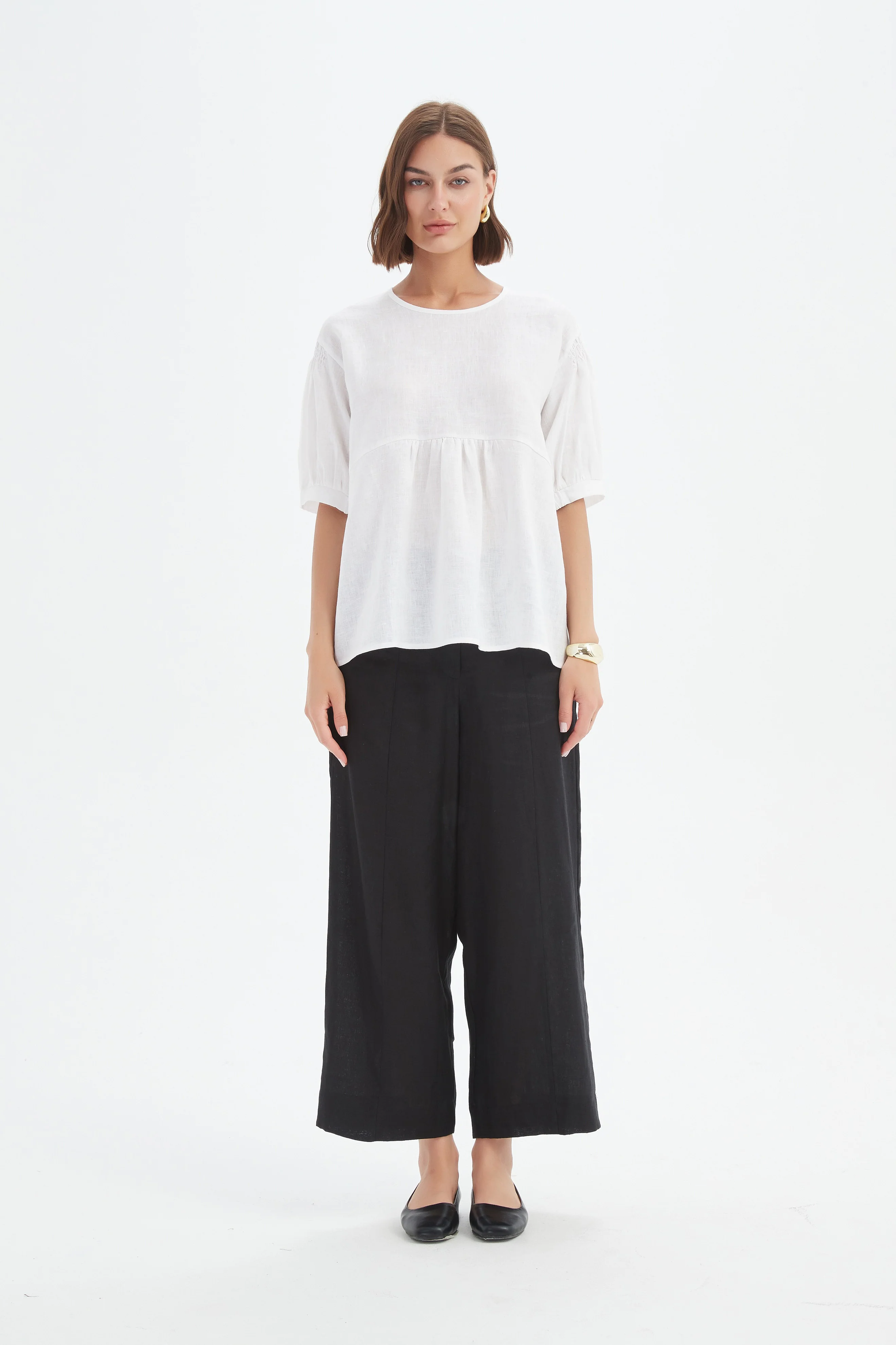 BISHOP SLEEVE SHIRRING TOP - Image 14