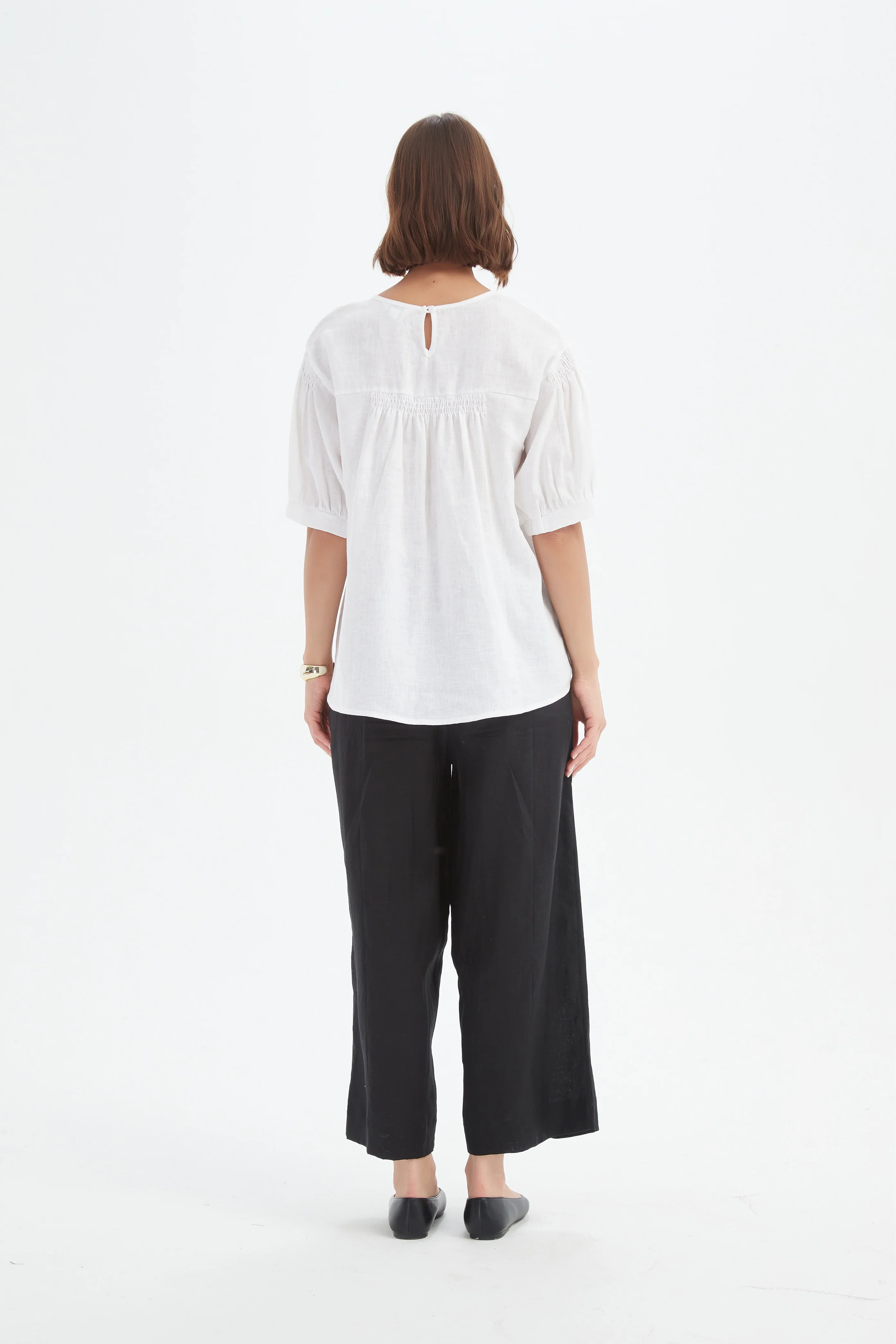 BISHOP SLEEVE SHIRRING TOP - Image 15