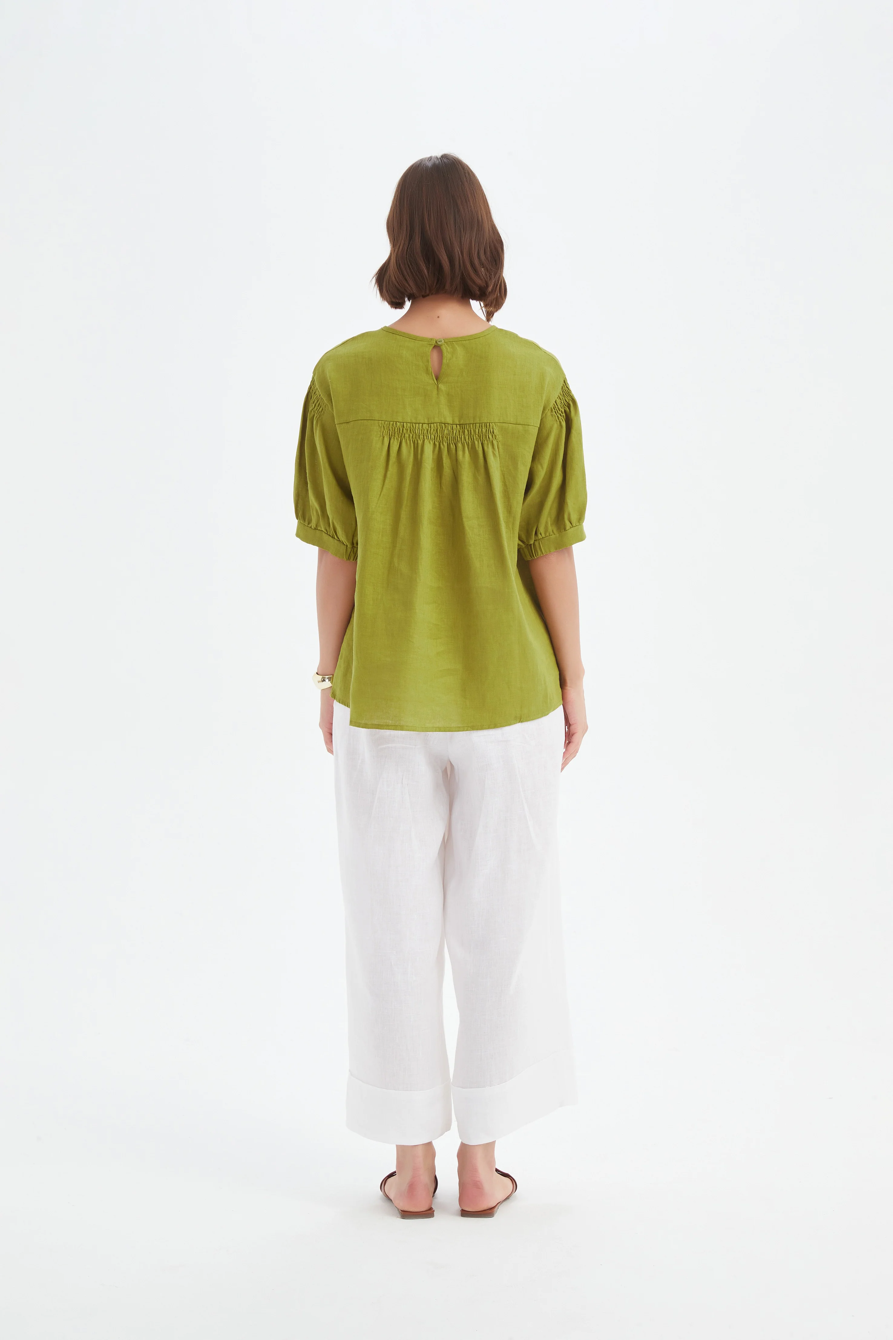 BISHOP SLEEVE SHIRRING TOP - Image 25