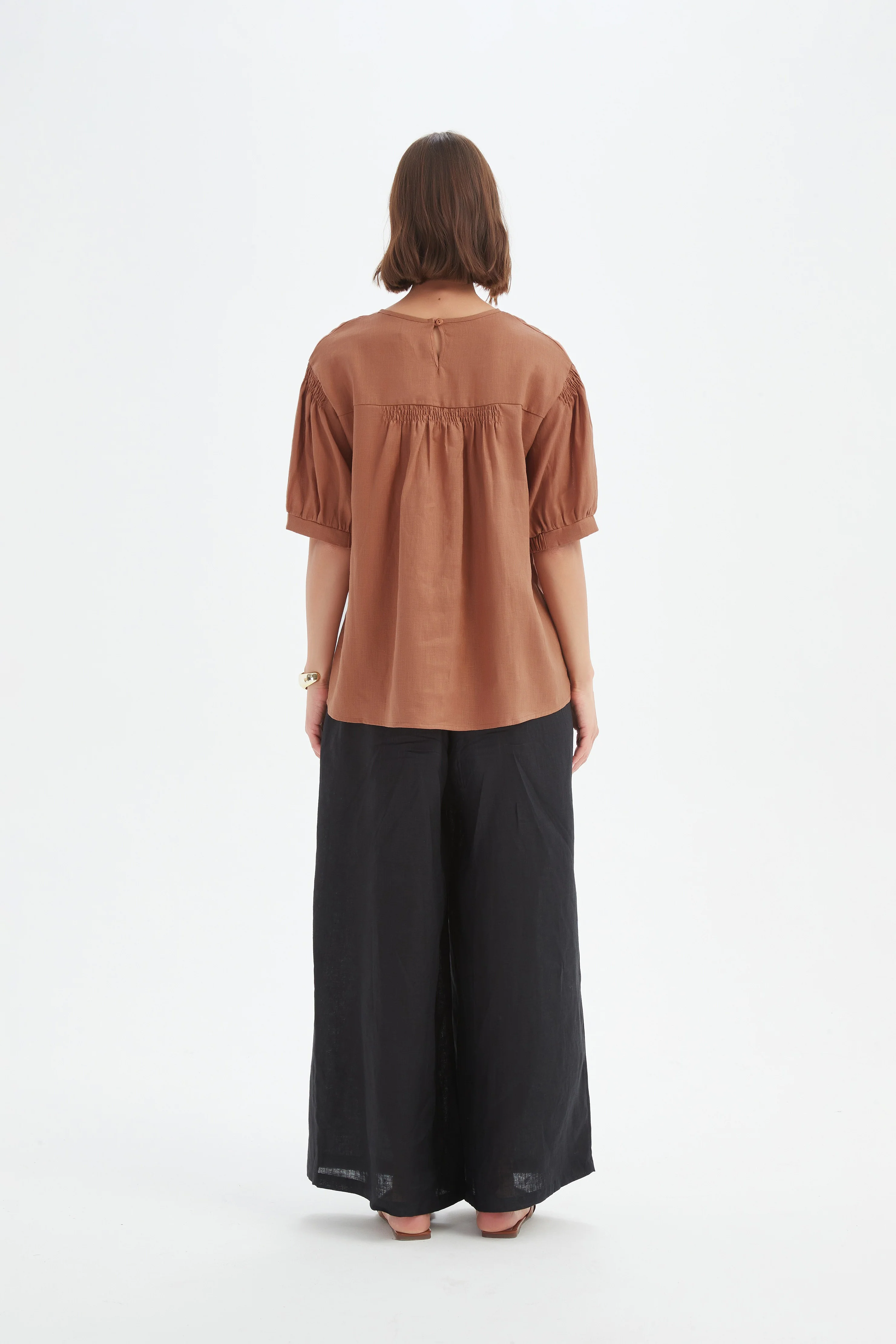 BISHOP SLEEVE SHIRRING TOP - Image 8