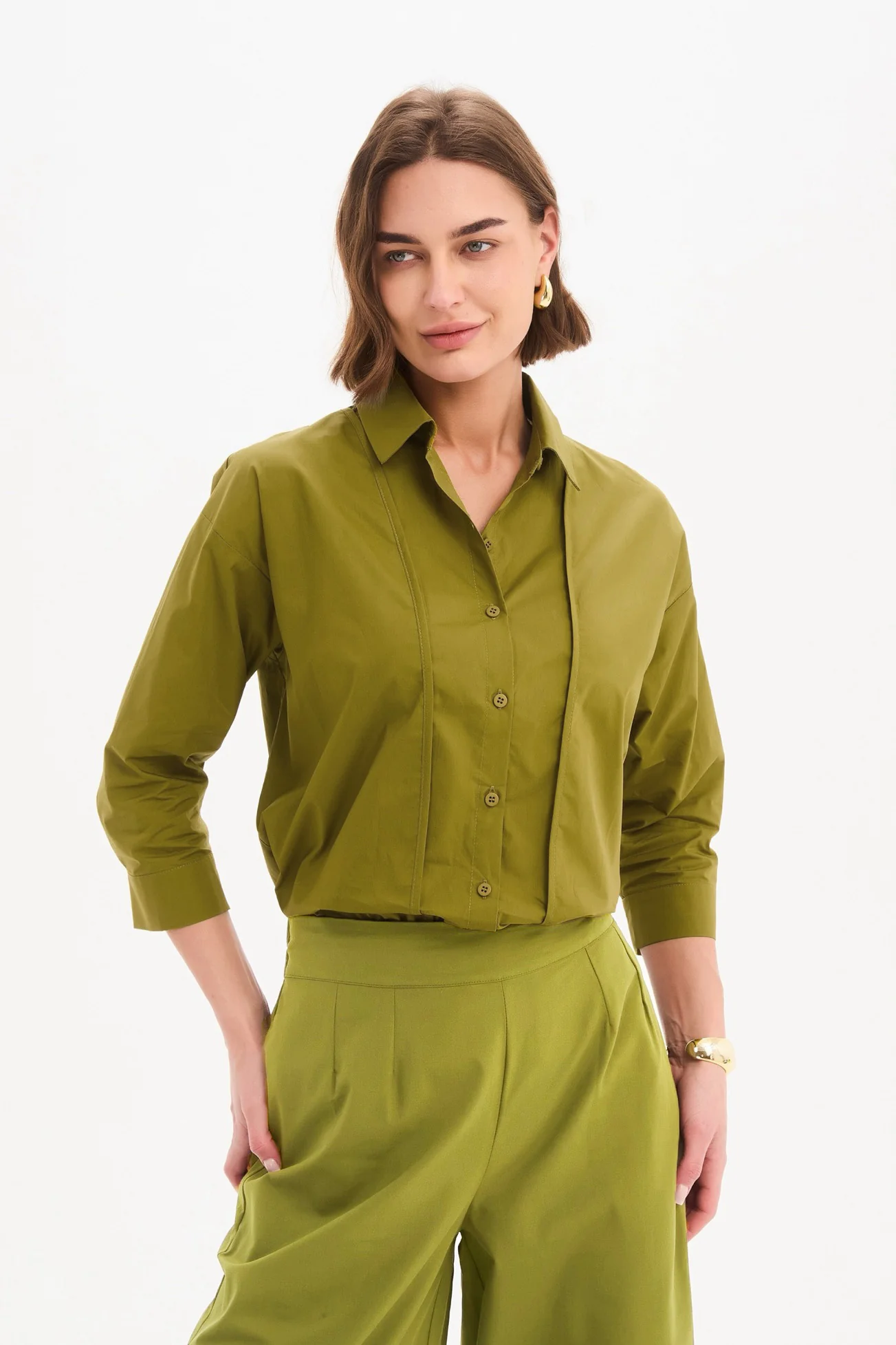 PANEL FRONT BIND SHIRT - Image 11