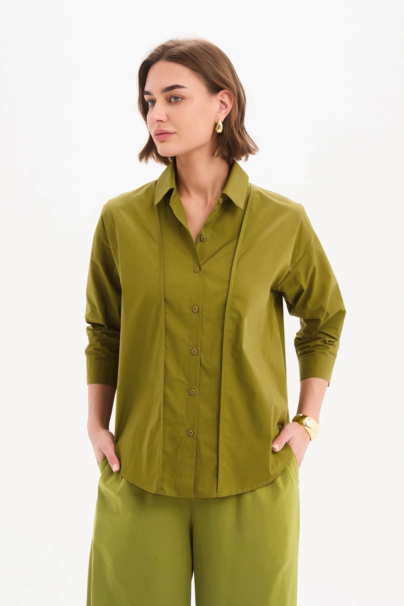 PANEL FRONT BIND SHIRT - Image 12