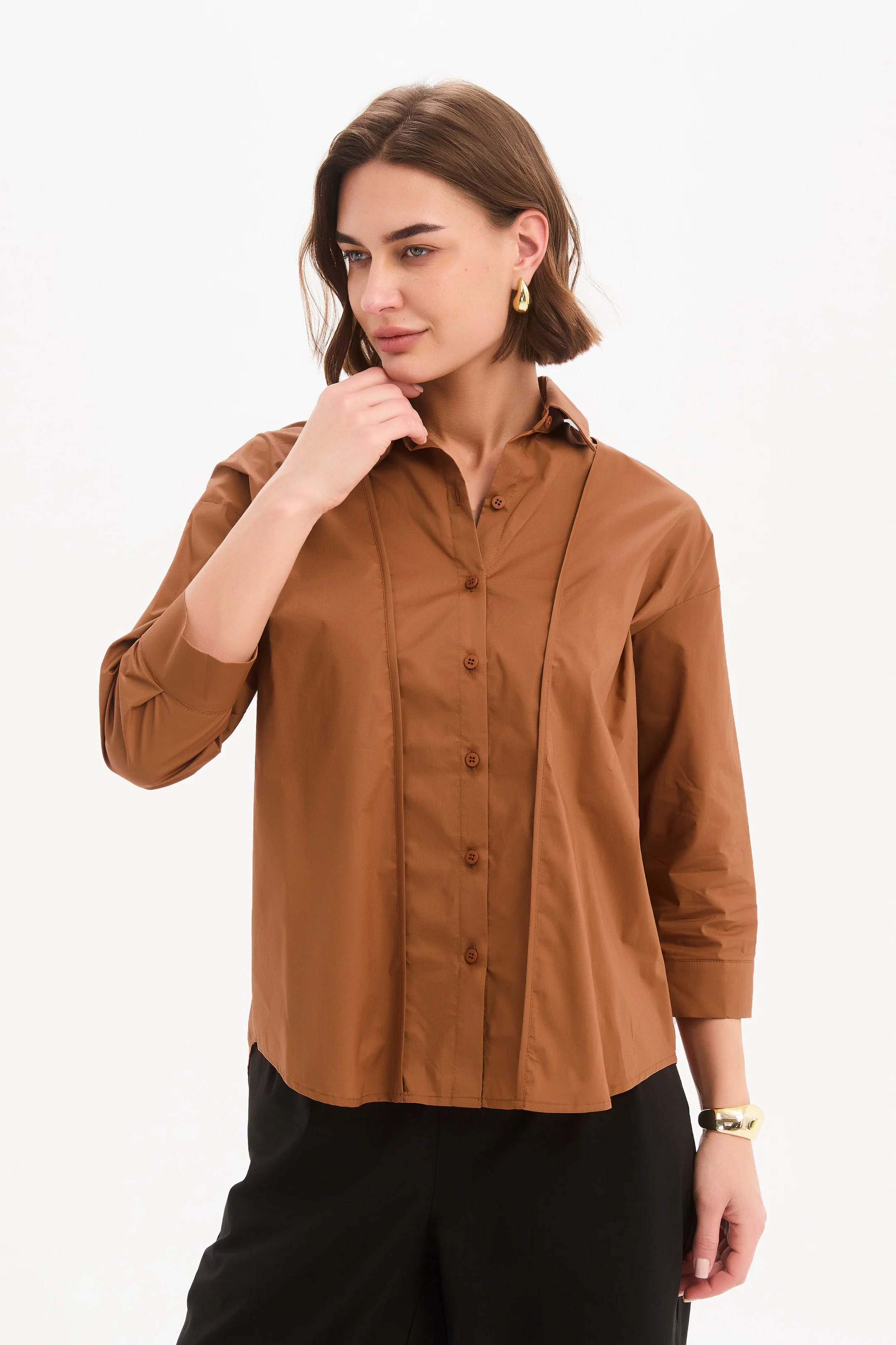 PANEL FRONT BIND SHIRT - Image 16