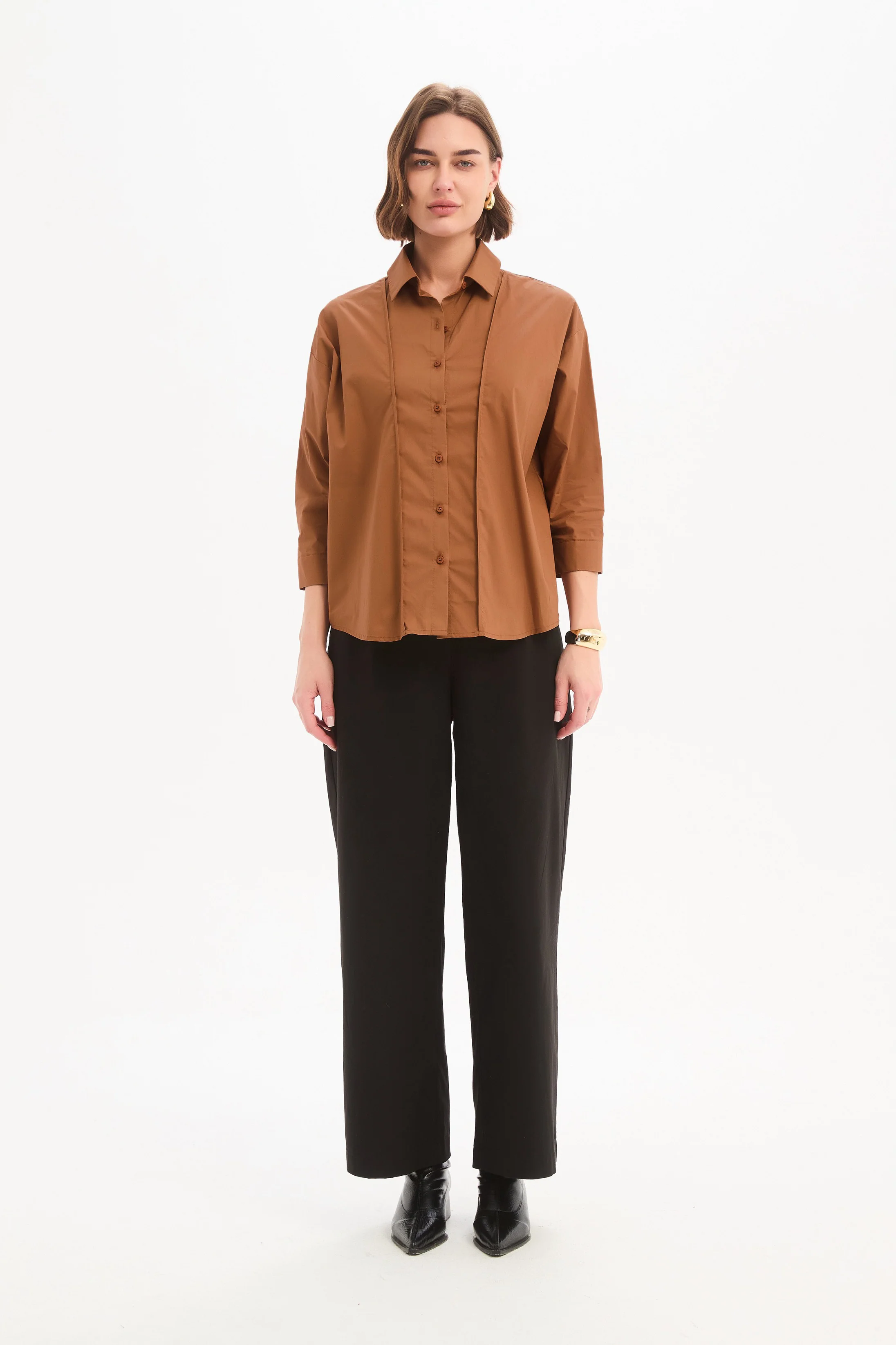 PANEL FRONT BIND SHIRT - Image 19