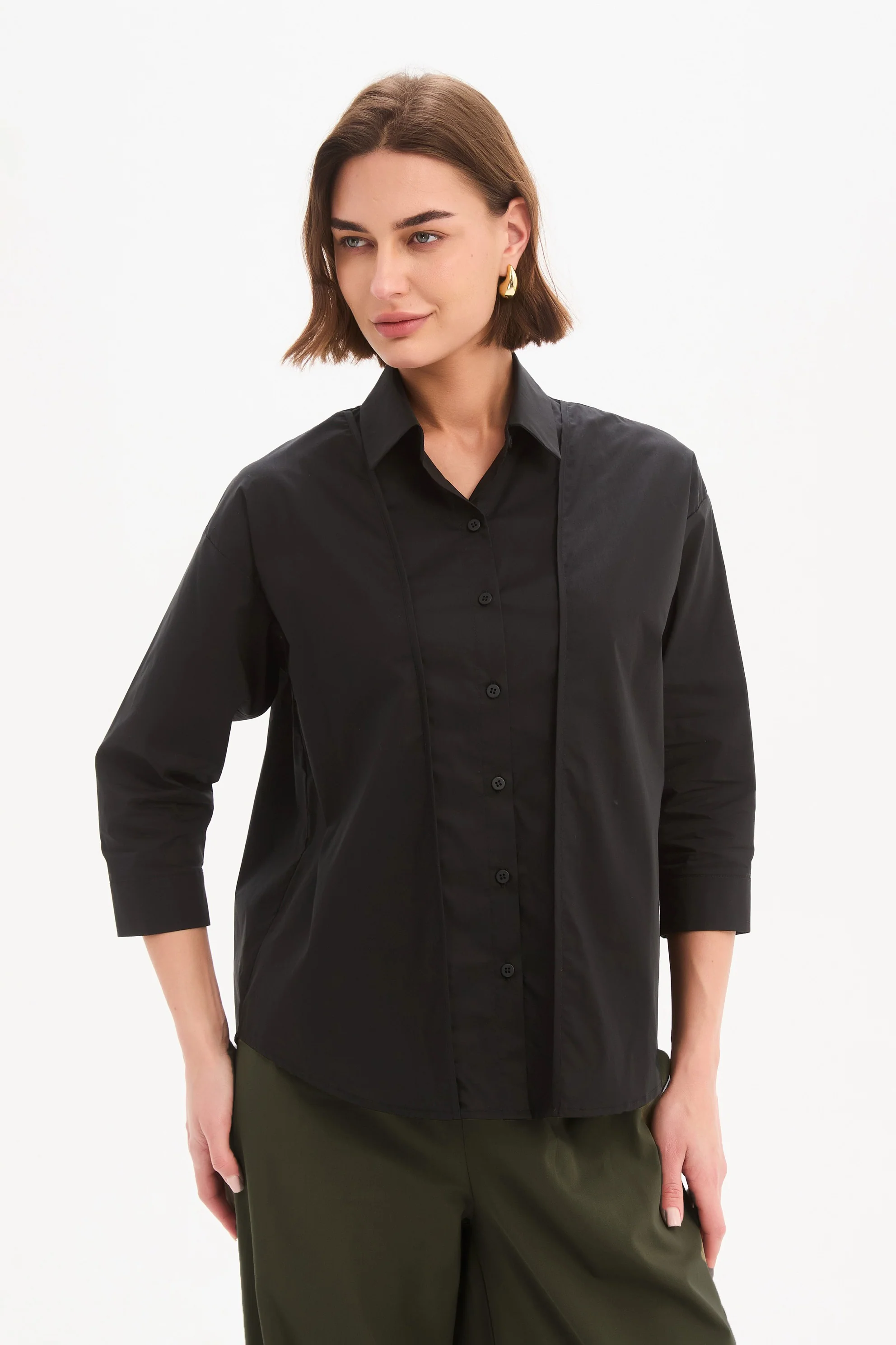 PANEL FRONT BIND SHIRT - Image 6