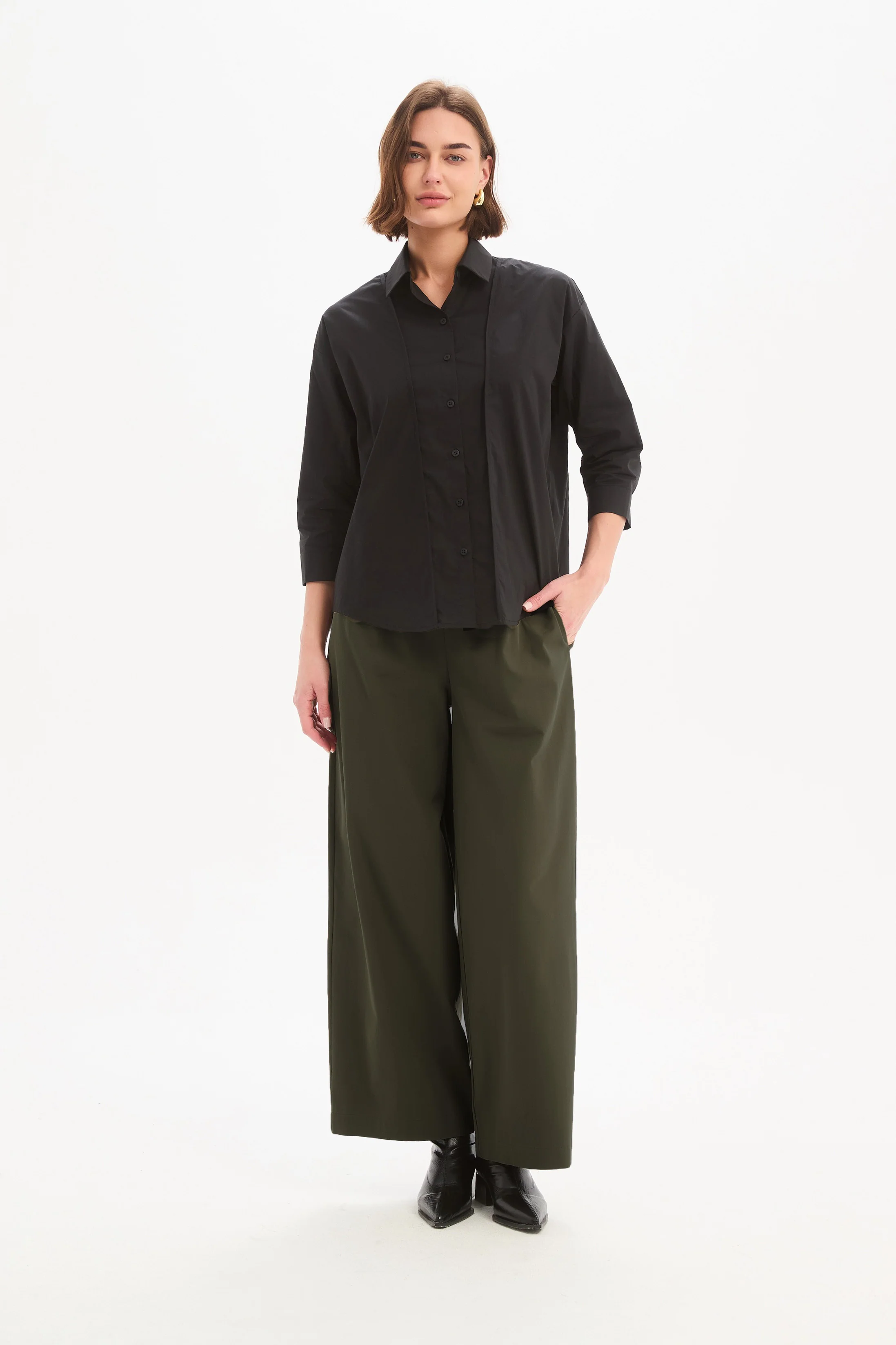 PANEL FRONT BIND SHIRT - Image 8
