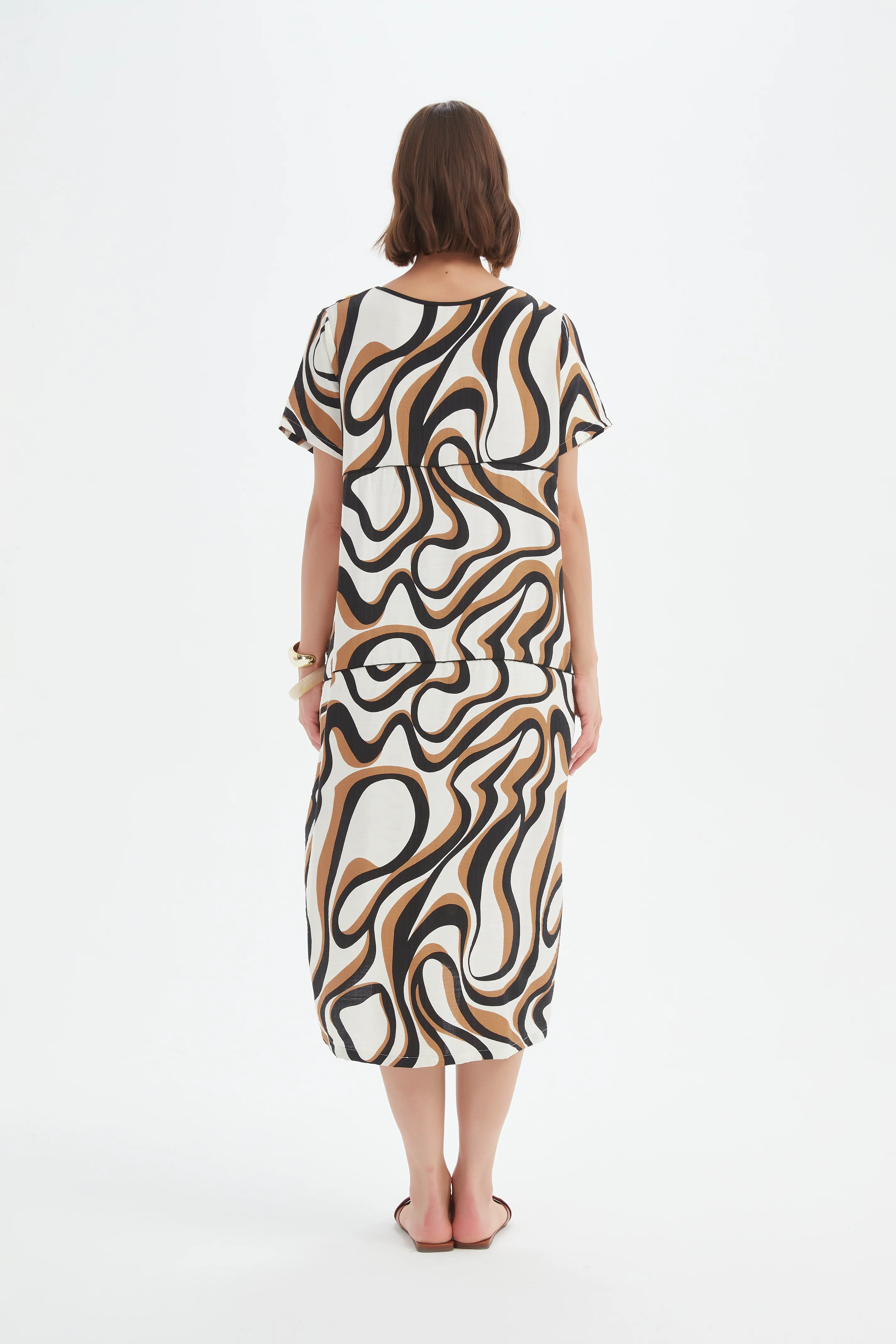 PANEL PRINT DRESS - Image 6