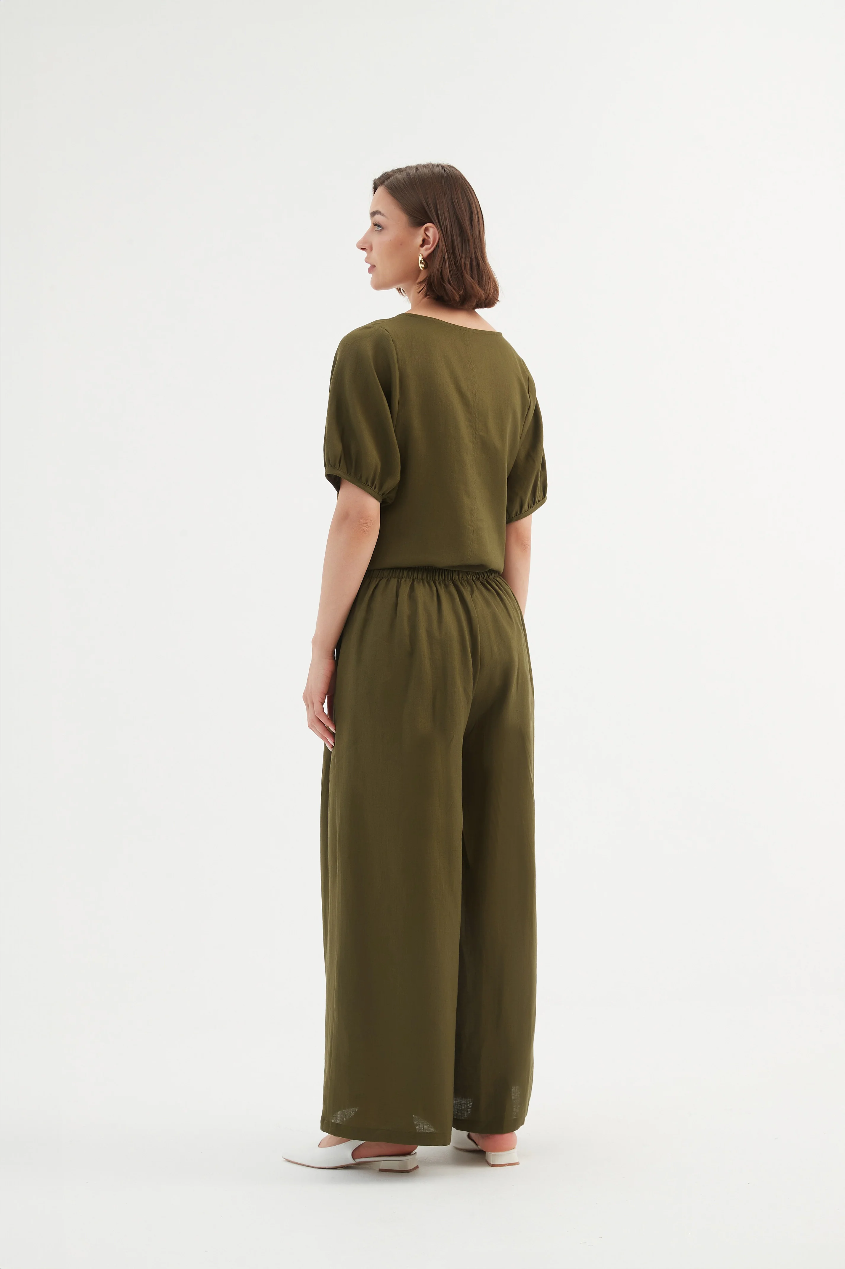 PLEAT FRONT PALAZZO PANT - Image 16