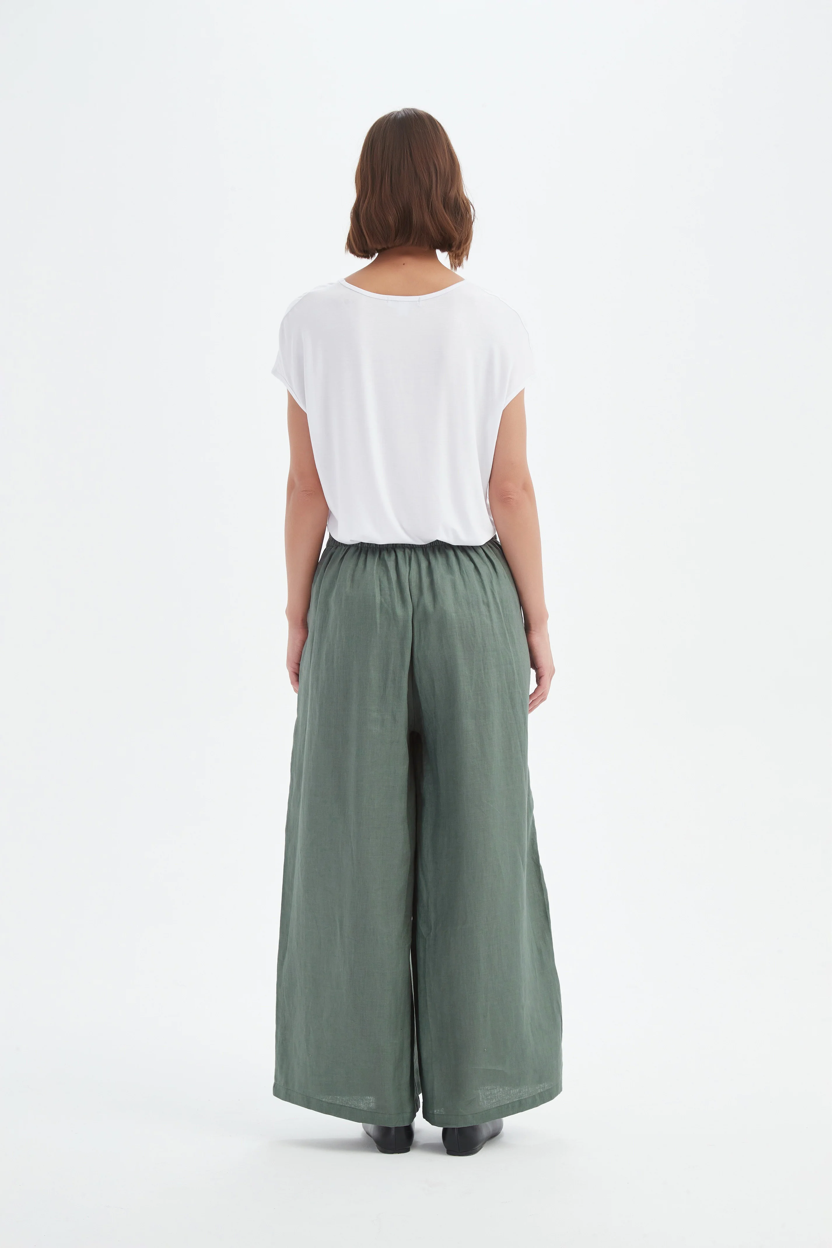 PLEAT FRONT PALAZZO PANT - Image 6
