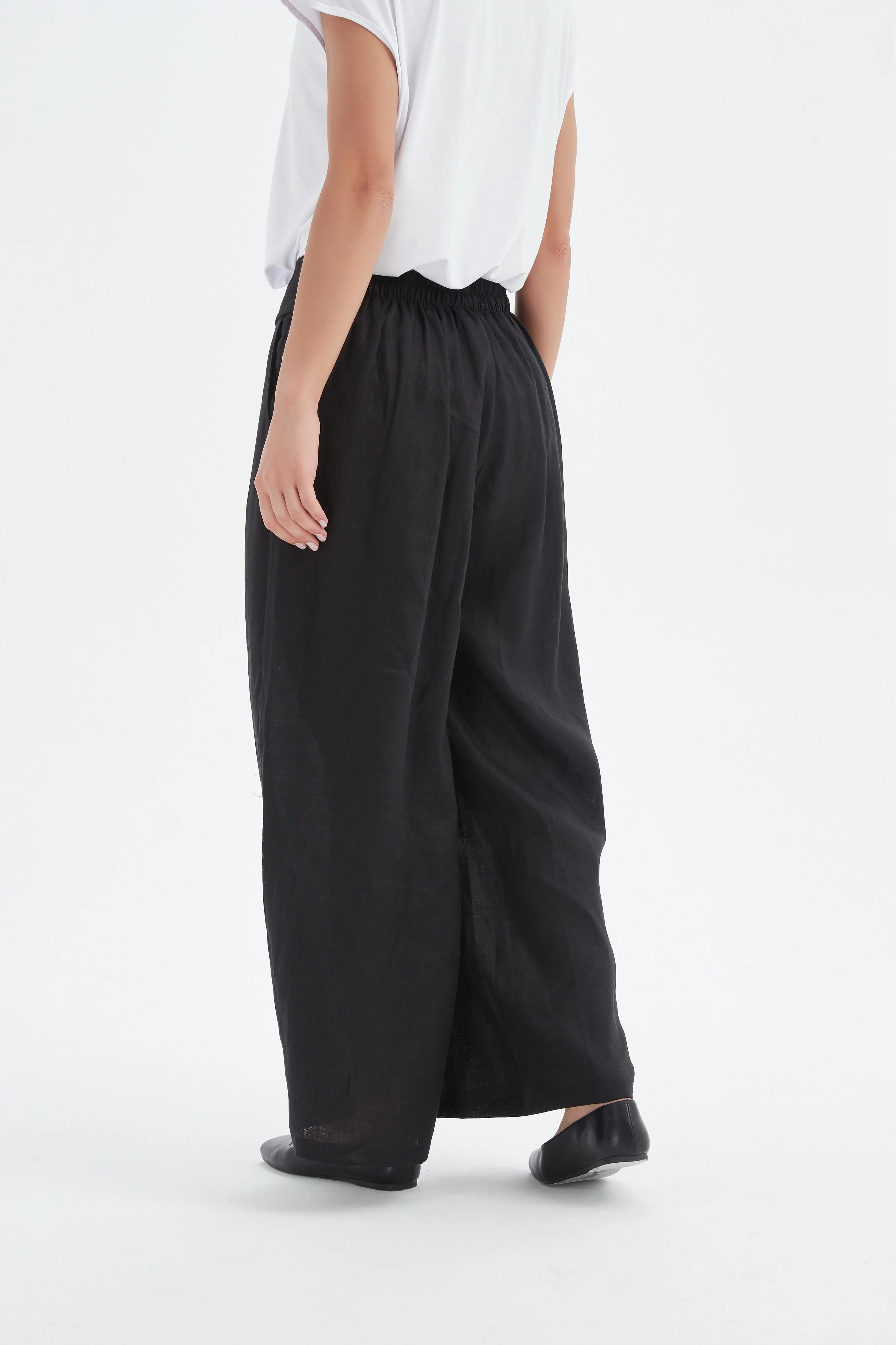 PLEAT FRONT PALAZZO PANT - Image 8