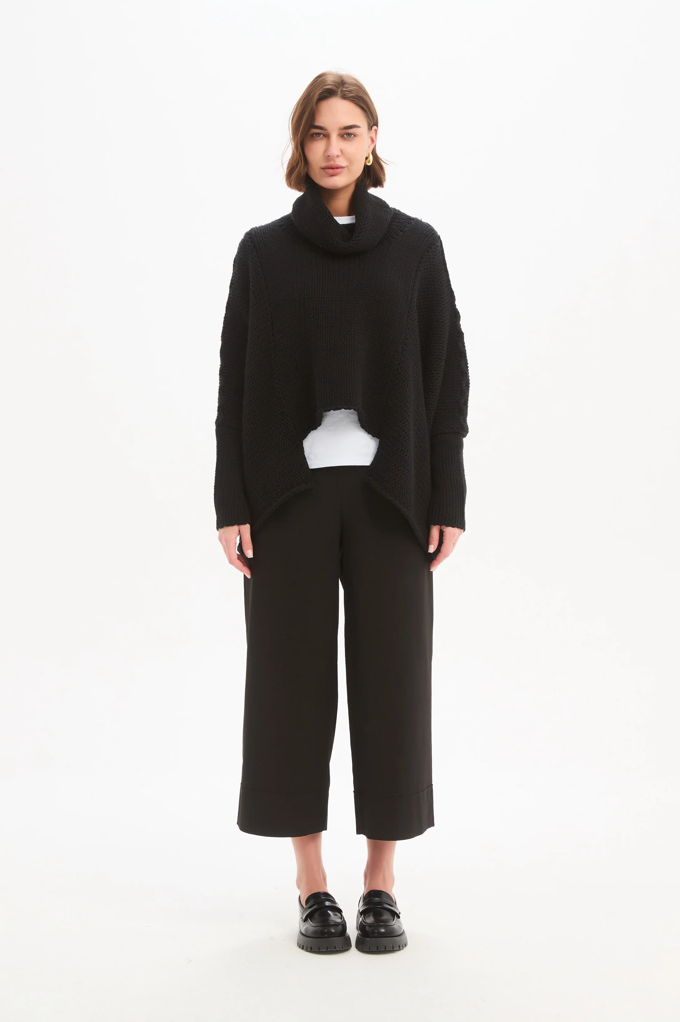 STEP HEM CROP KNIT - Image 11