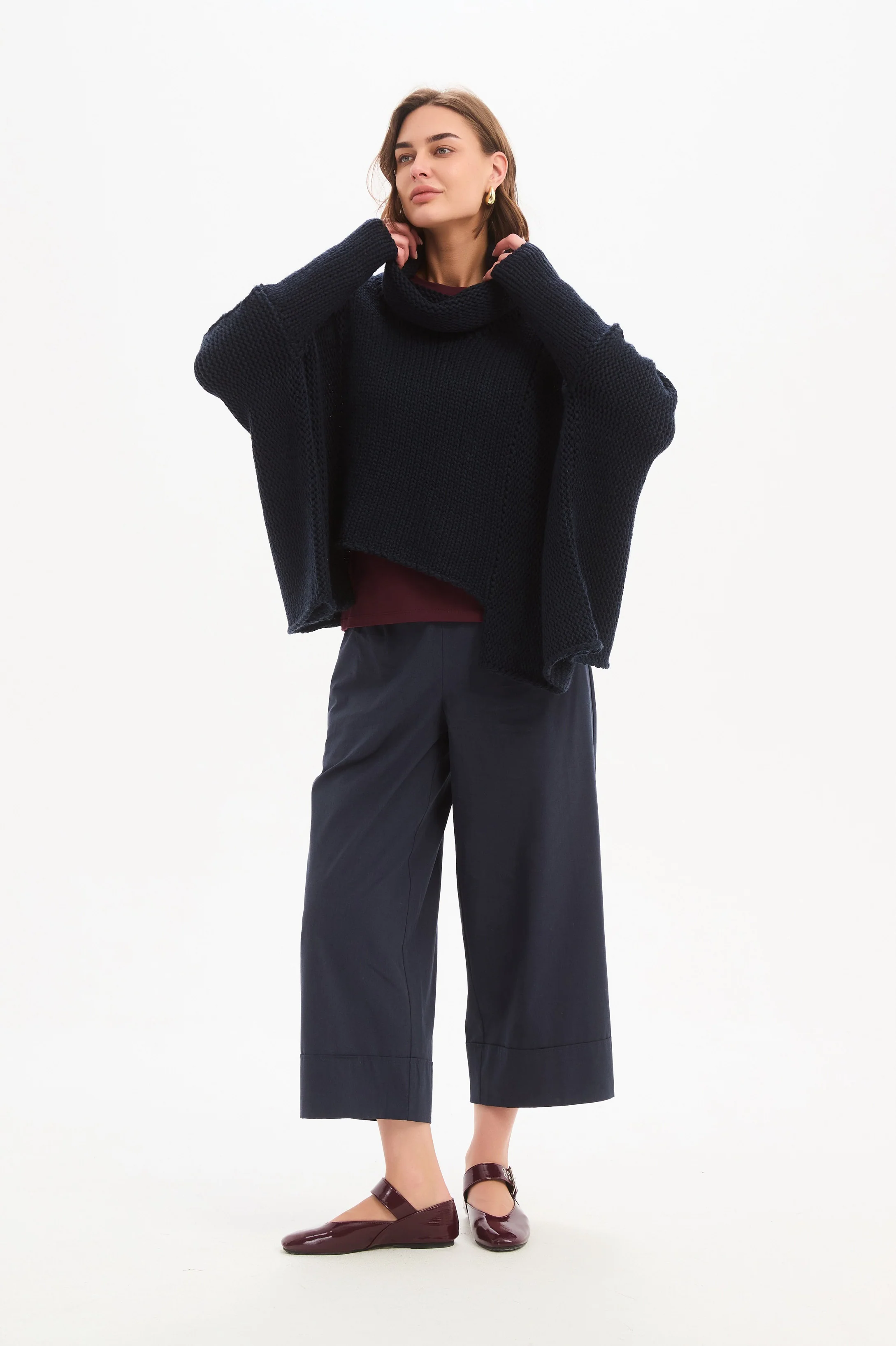 STEP HEM CROP KNIT - Image 15