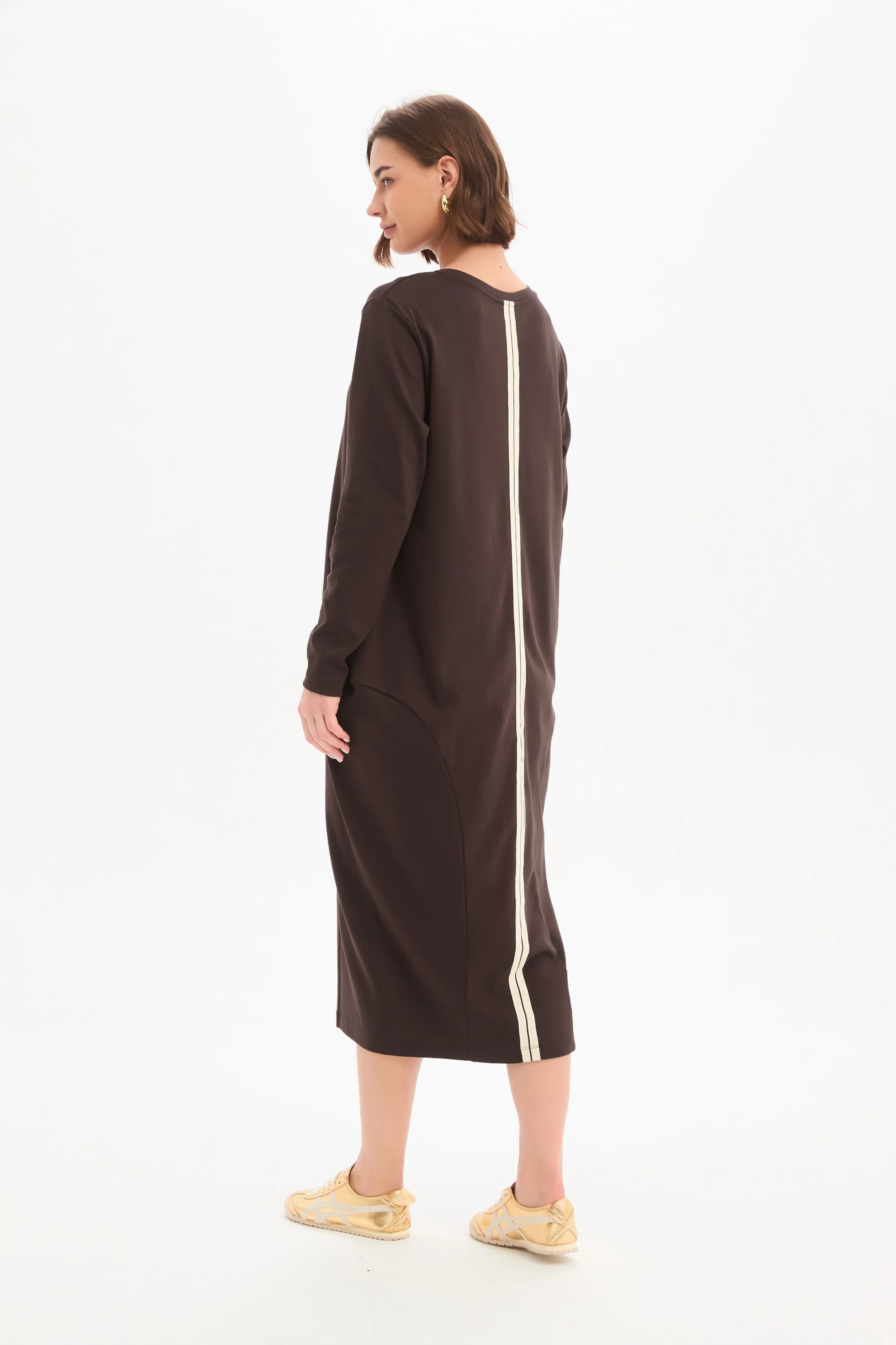 STRIPE BACK OVOID DRESS - Image 2