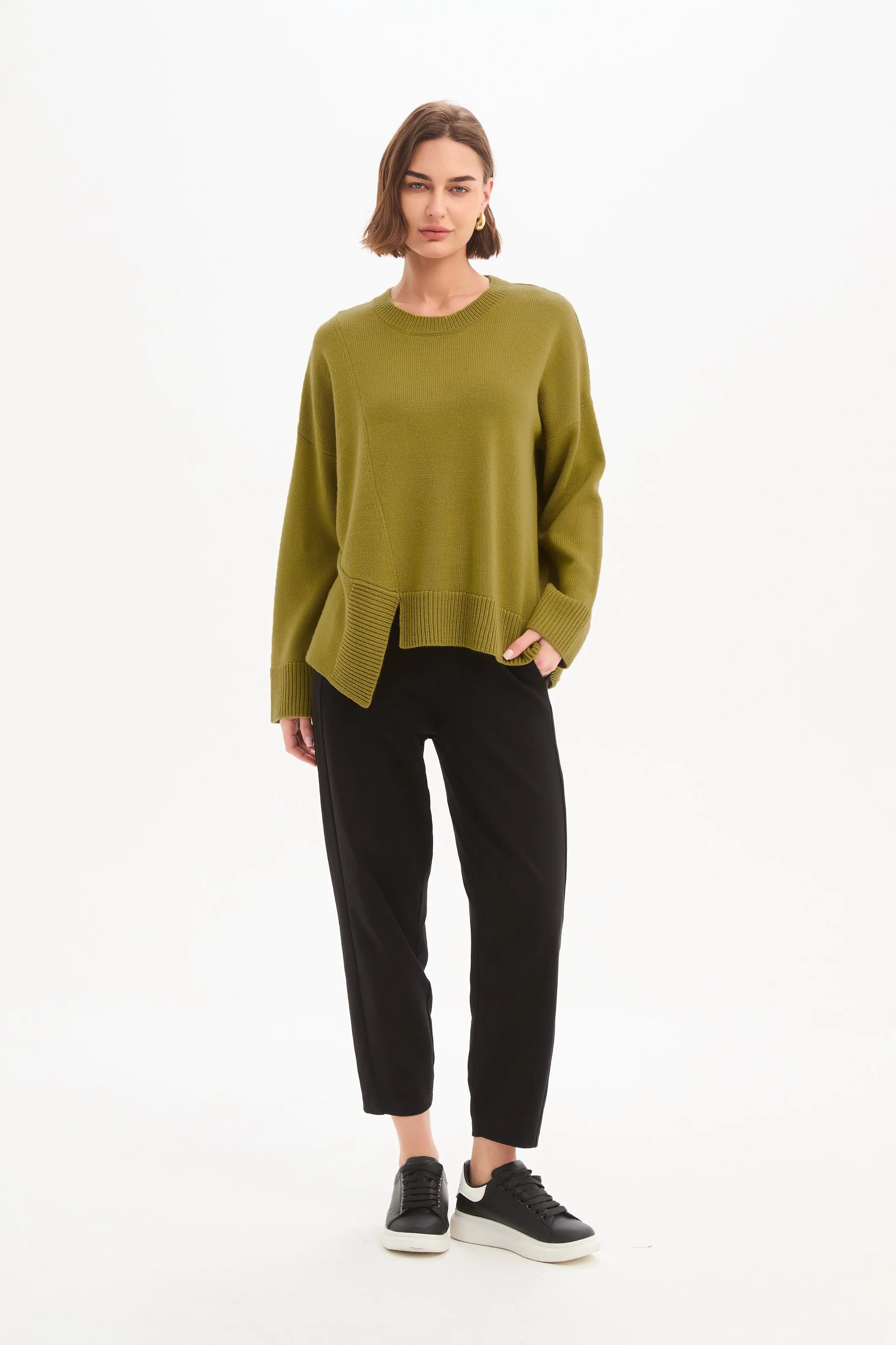 TEXTURED CUFF KNIT - Image 25