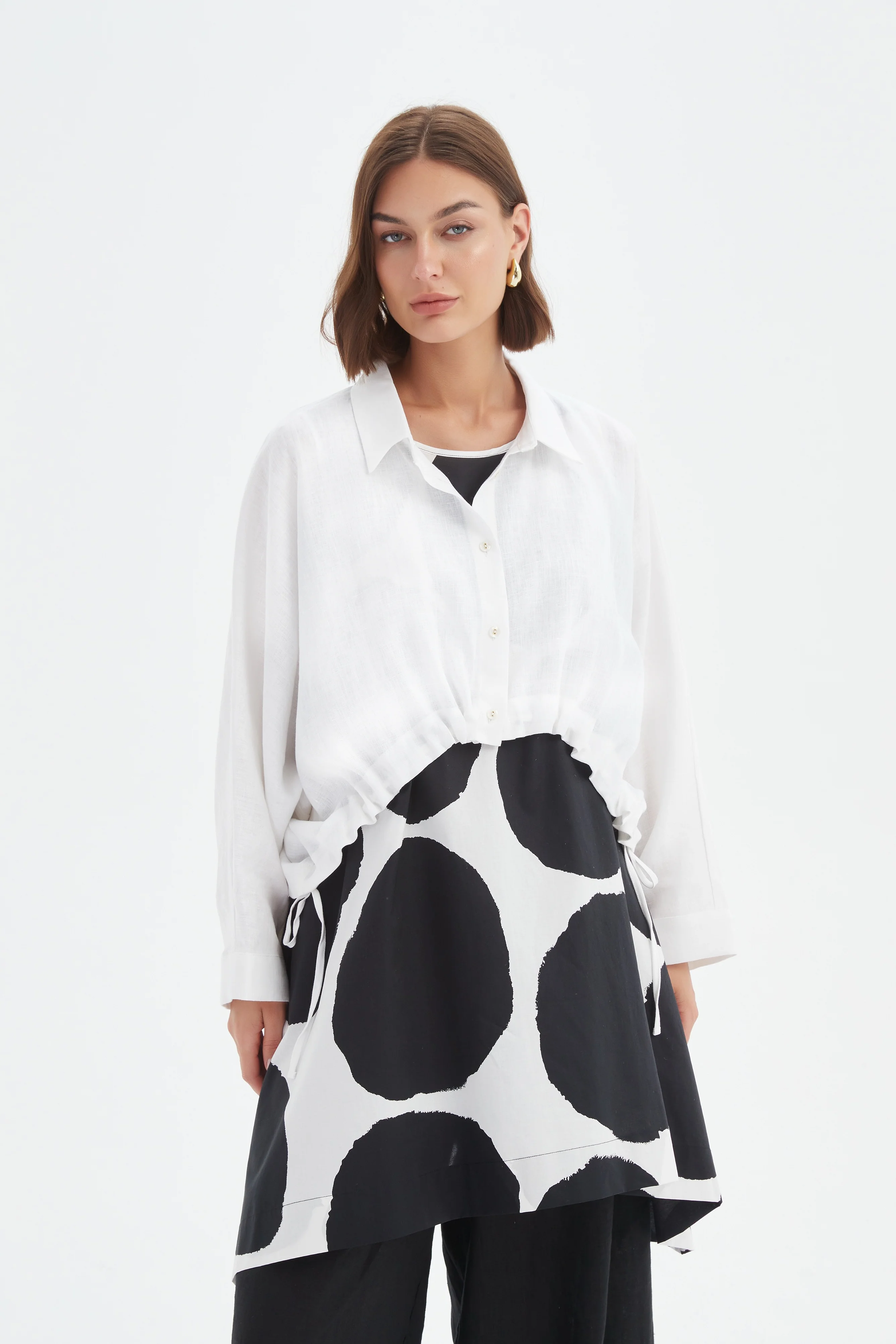 WIDE CROP OVERSHIRT - Image 18