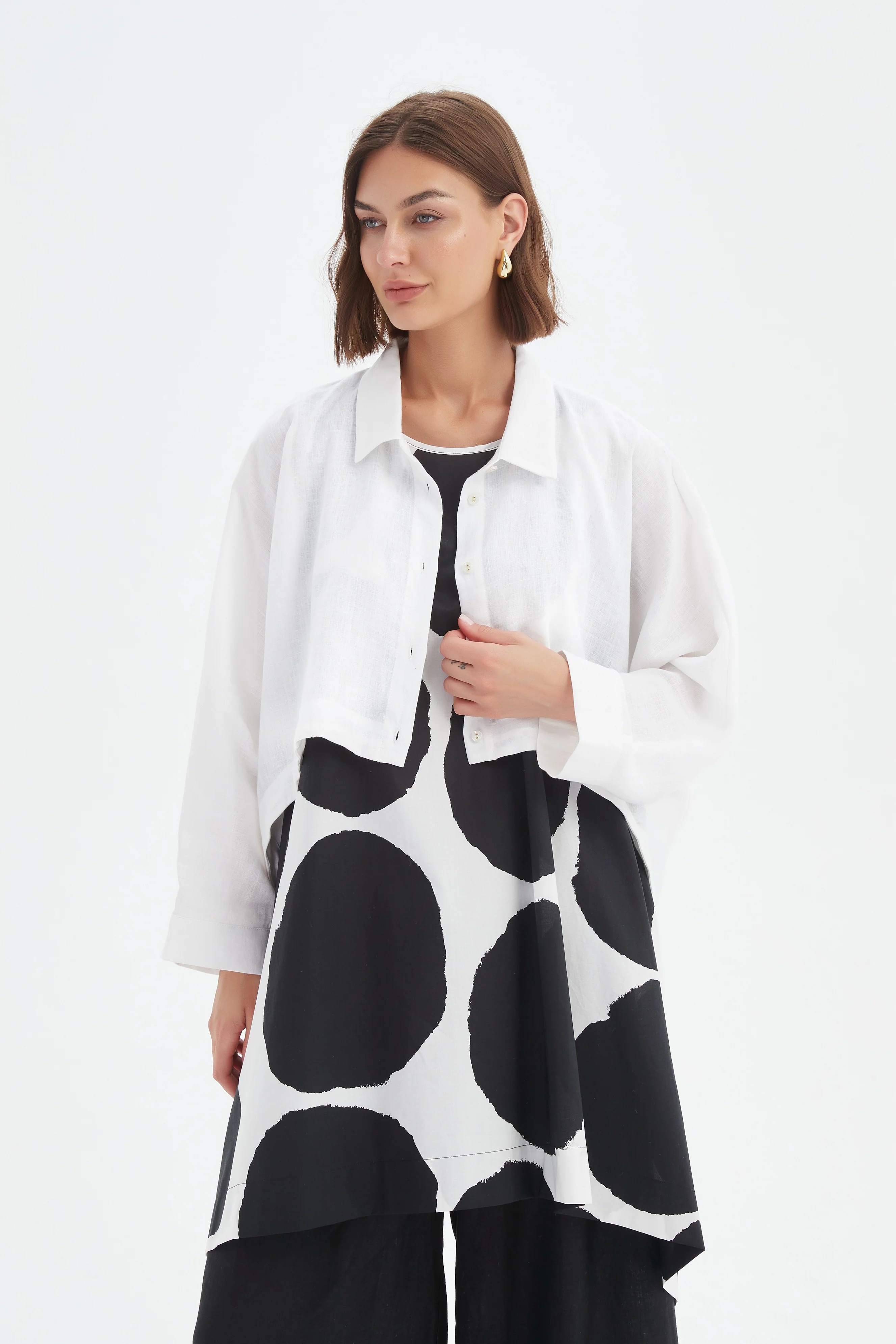 WIDE CROP OVERSHIRT - Image 19