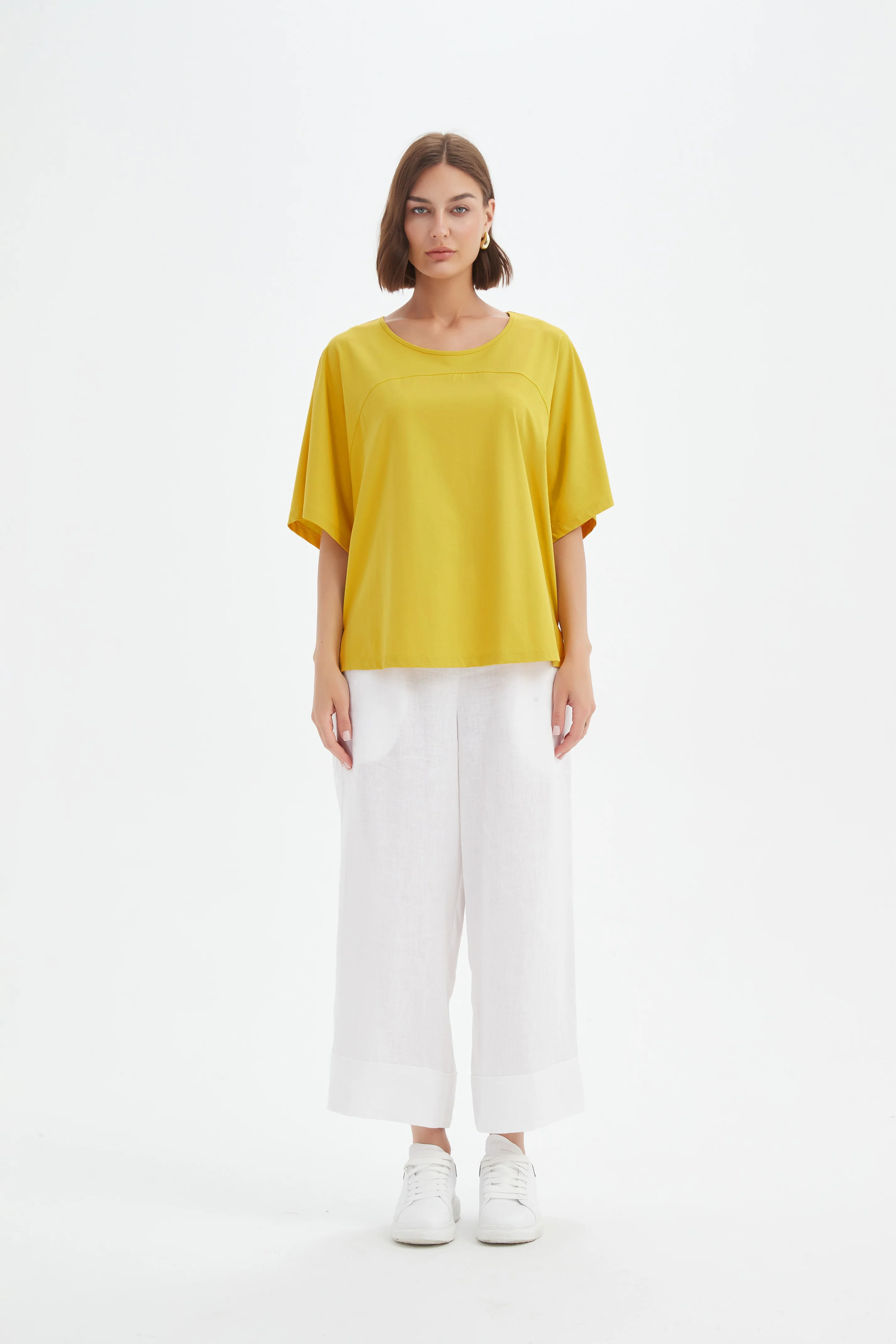 WIDE SLEEVE YOKE TEE - Image 14