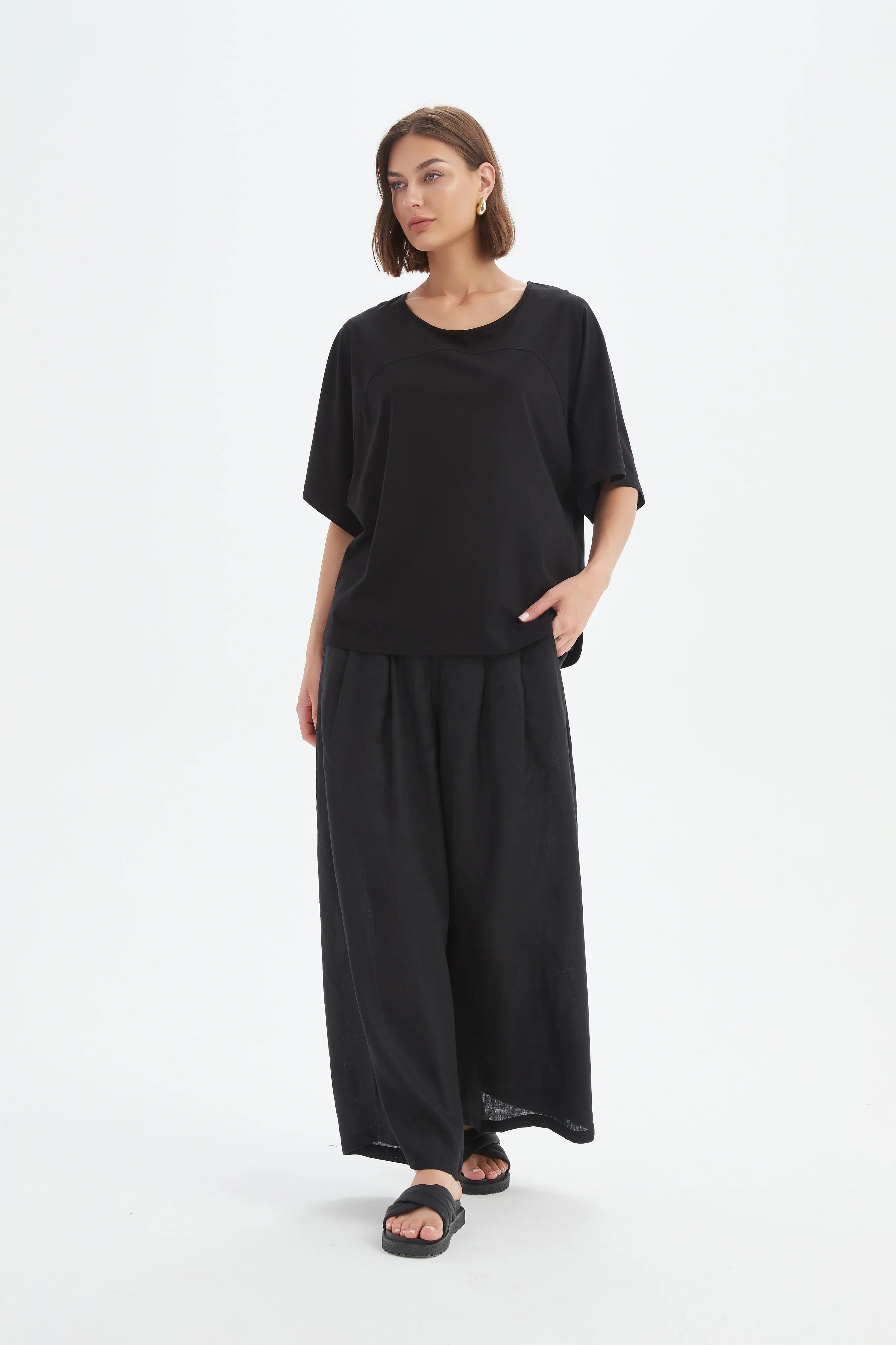 WIDE SLEEVE YOKE TEE - Image 28