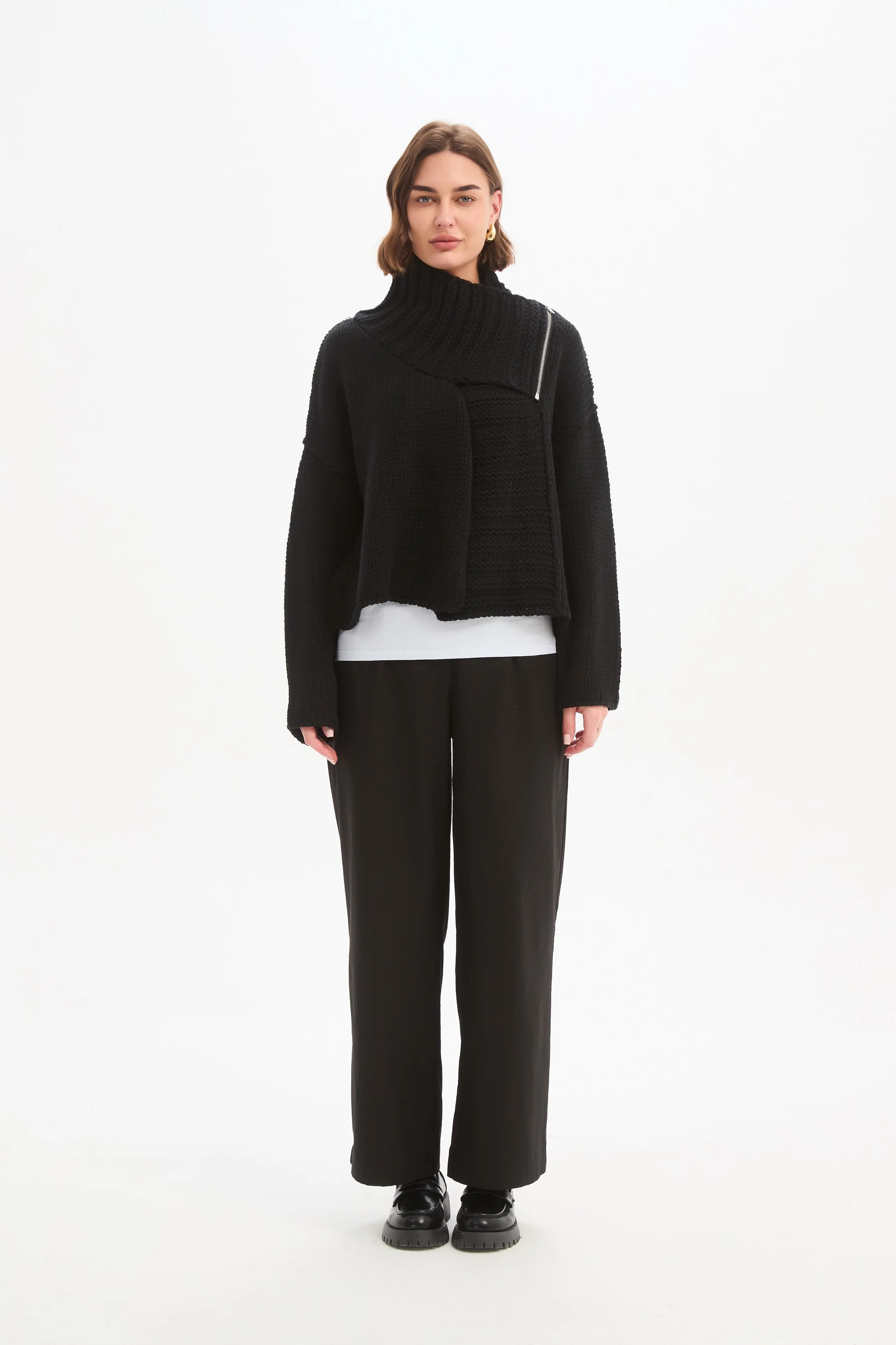 ZIP COLLAR CARDIGAN - Image 6