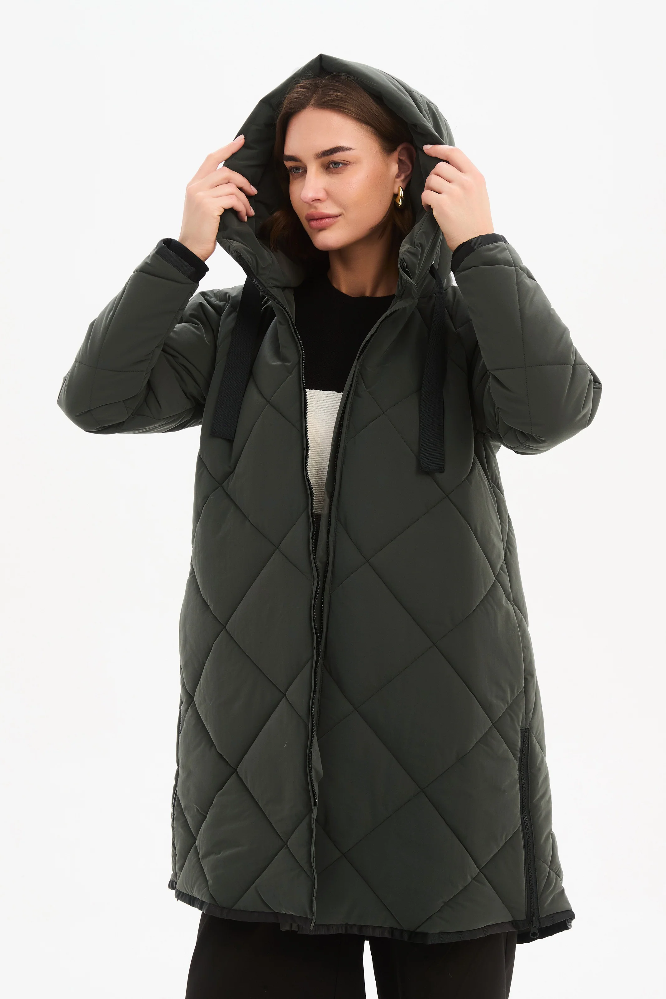 ZIP HEM WINTER COAT - Image 17