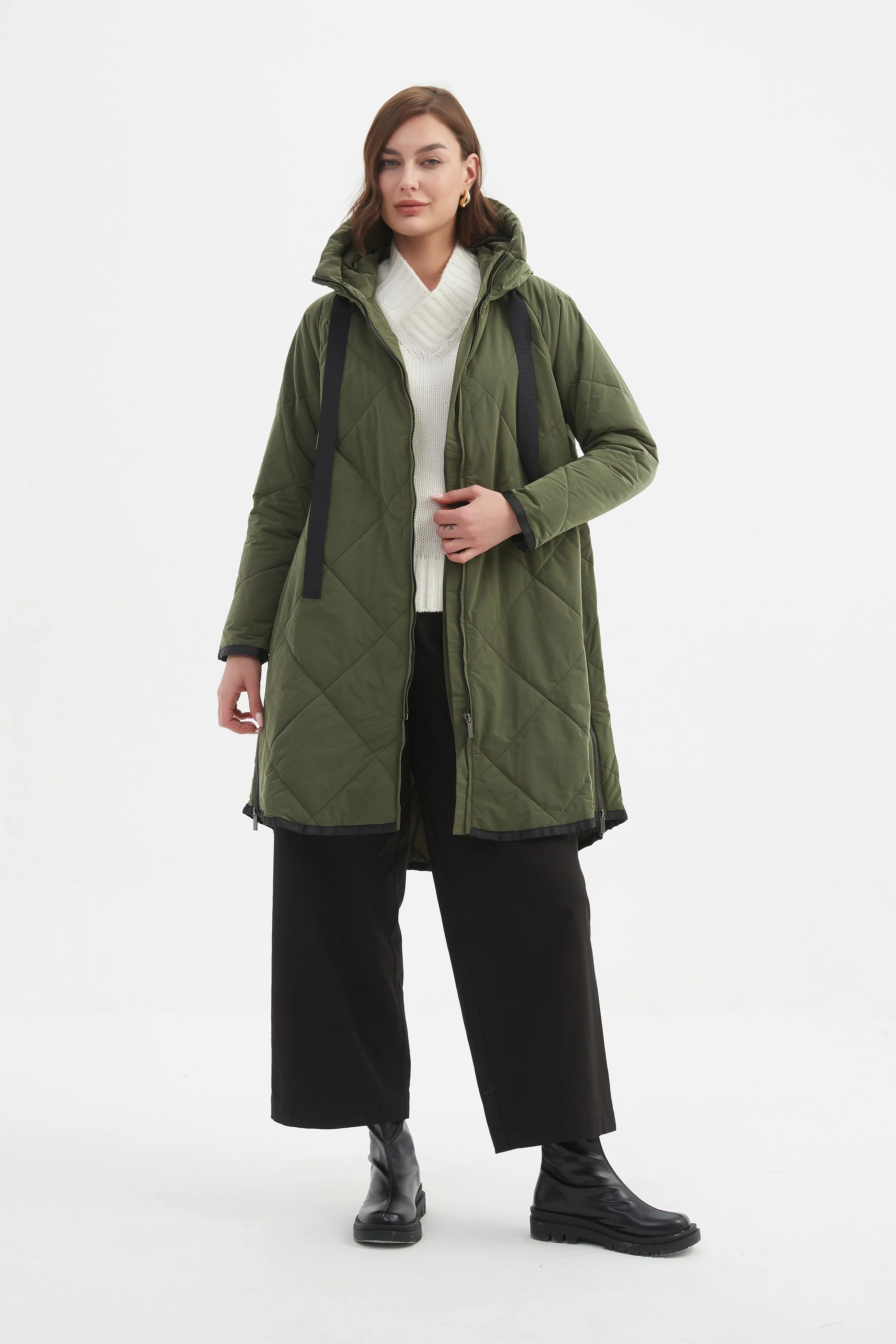 ZIP HEM WINTER COAT - Image 7