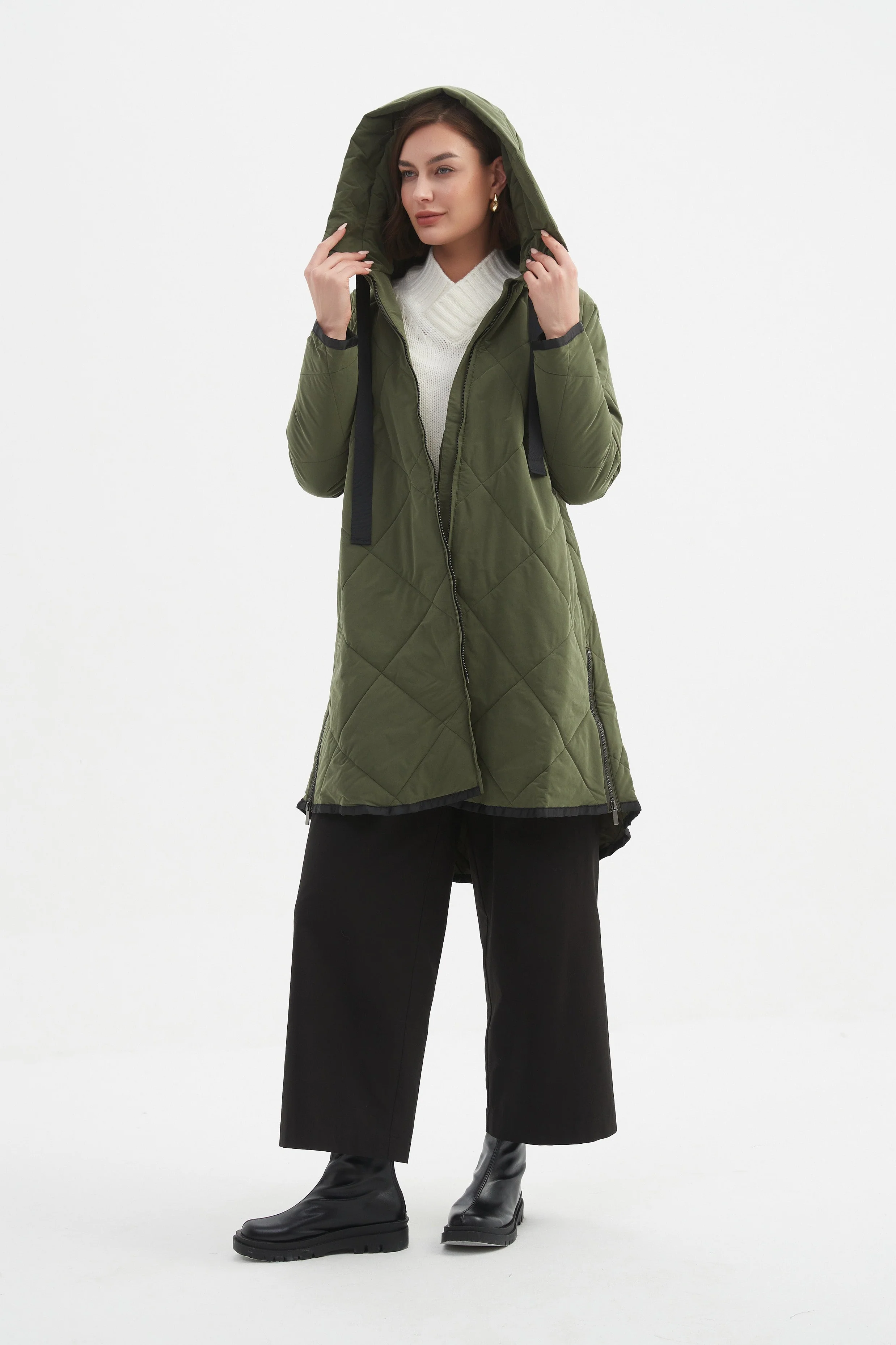 ZIP HEM WINTER COAT - Image 8